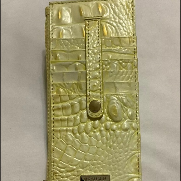 SOLD OUT, Brahmin, Sunbeam Neon Yellow Slim Credit Card Wallet, NWOT’s - Picture 8 of 12